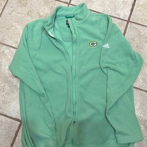Teal fleece packer women’s coat